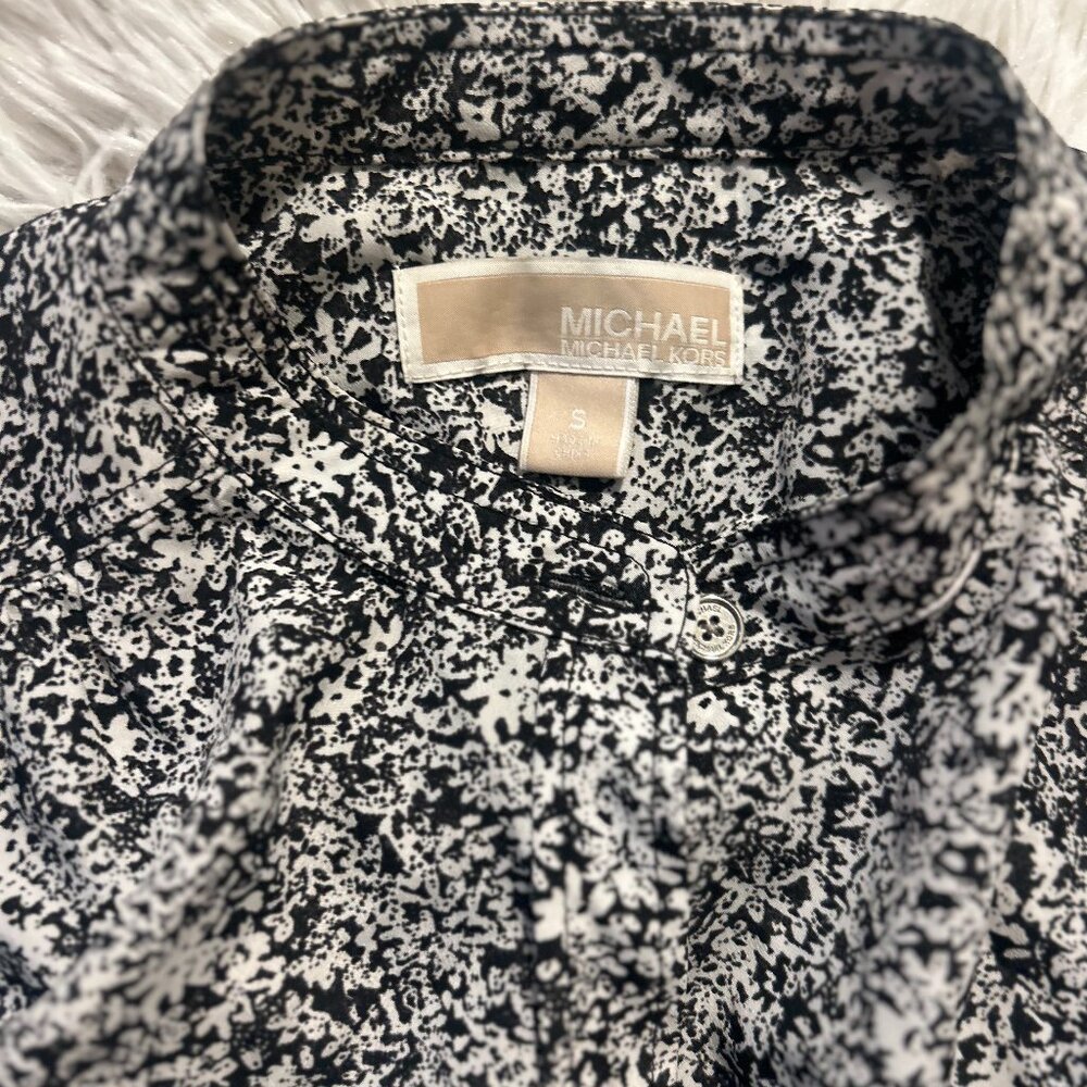 Michael Kors Navy & White Printed Romper